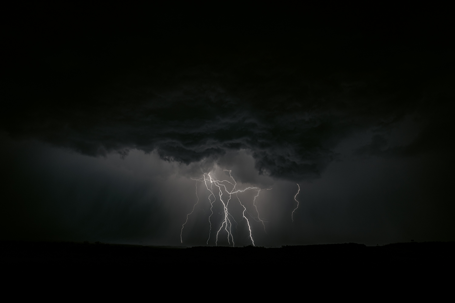 Lightning storm in New Mexico