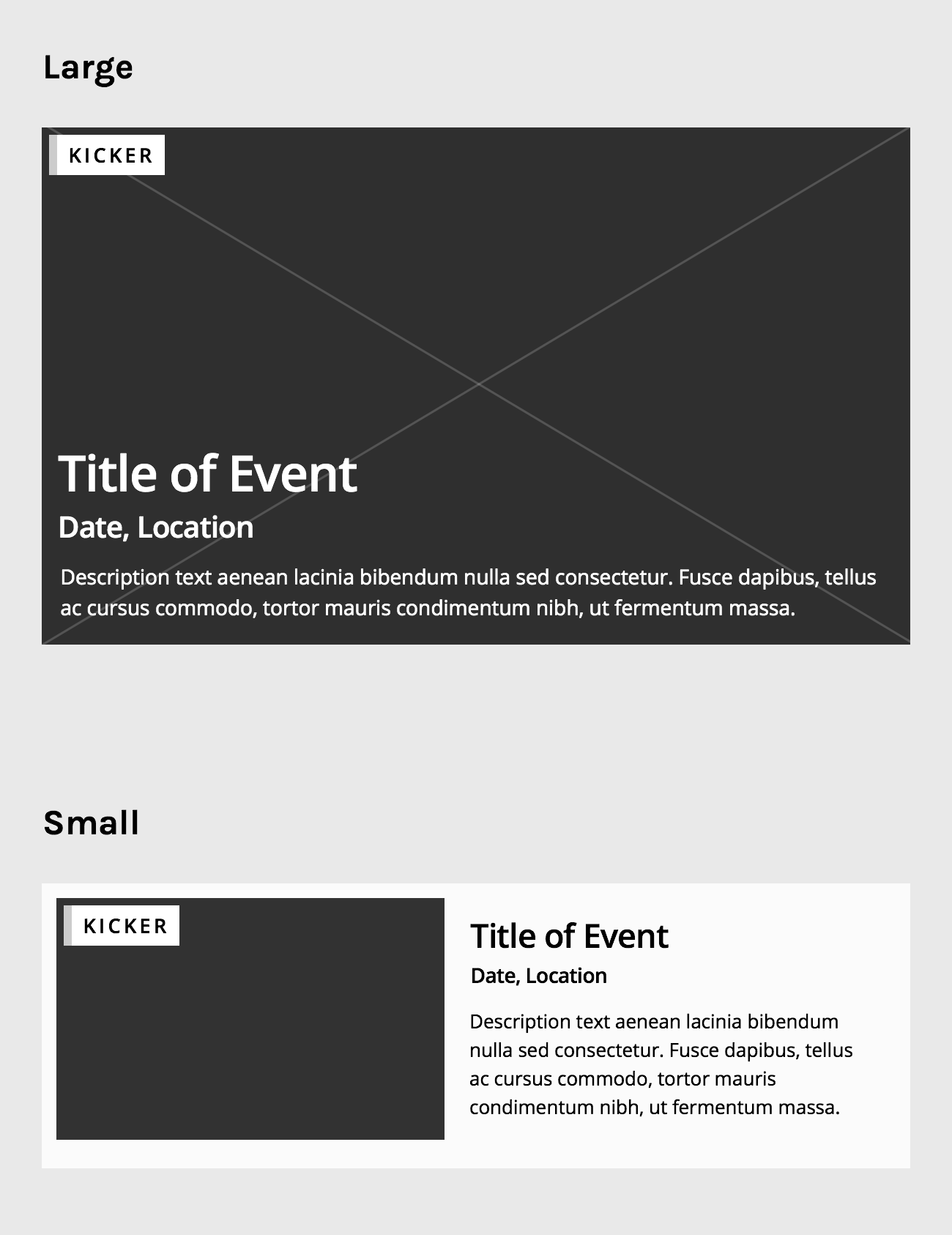 Display patterns for the O’Reilly site